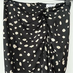 New City Sleek Satin Skirt